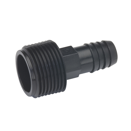 Adapter 3/4" MPT X 1/2" D Barb Plastic