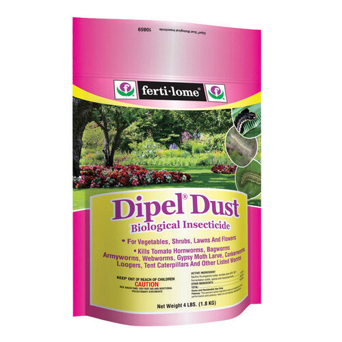 Ferti-Lome 10859 Insect Killer Dipel Dust Biological Dust 4 lb