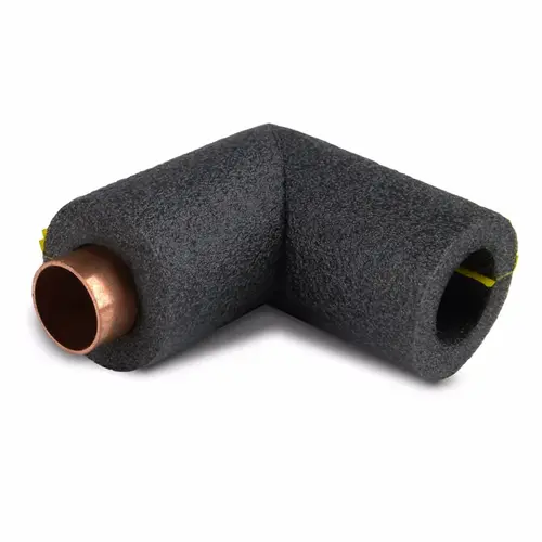 Armacell PF12058T2TU0 Pipe Insulation Elbow Tundra Self Sealing 1/2" X 1/2" L Polyethylene Foam Black
