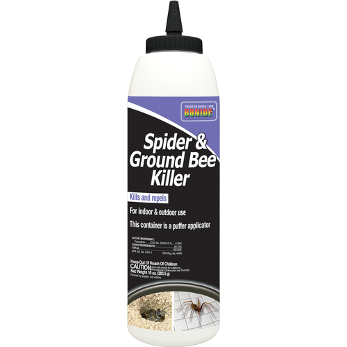 Bonide 363 B70 Spider and Ground Bee Killer, Solid, Indoor, Outdoor, 10 oz Container White