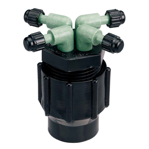 Orbit 67025 Quad Vollstromkrümmer – 2er-Pack, Mit 4 Anschlüssen