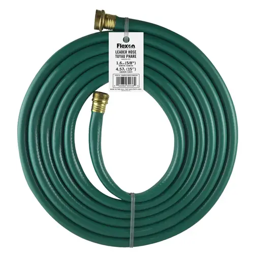 Flexon REM15ACE Leader Hose 5/8" D X 15 ft. L Light Duty Green Green