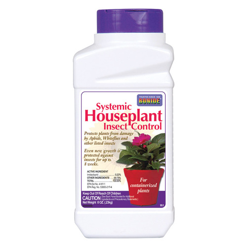 Bonide 951 Systemic Houseplant Insect Control, Granular, Indoor, 8 oz Bottle
