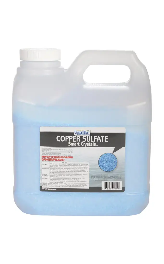 Crystal Blue 00222 15 Lb. Copper Sulfate Smart Crystals 6