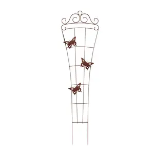 Panacea 72.5 in. H Brown Steel Trellis Panacea 72.5 in. H Brown Steel Trellis