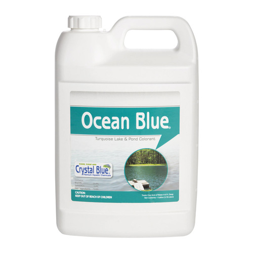 Crystal Blue 00112 Lake and Pond Colorant Ocean Blue 128 oz Blue