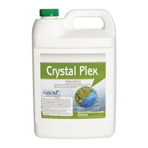 Crystal Blue 00444 Algae Control Crystal Plex 128 oz Blue