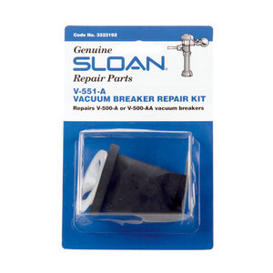 Sloan 46121 Vacuum Breaker Repair Kit Polished Chrome Plastic Polished Chrome