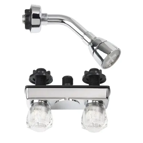 Shower Kit Celcon 2-Handle Chrome Plated Chrome Plated