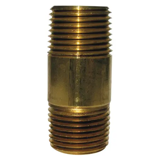 Nipple 3/4" MPT Brass 4-1/2" L