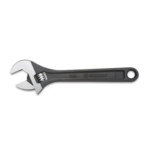 Adjustable Wrench Metric and SAE 8" L Black Oxide