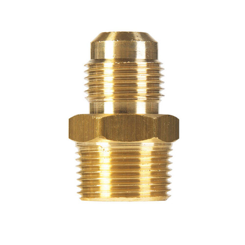 Connector 5/8" Flare X 3/4" D Male Brass