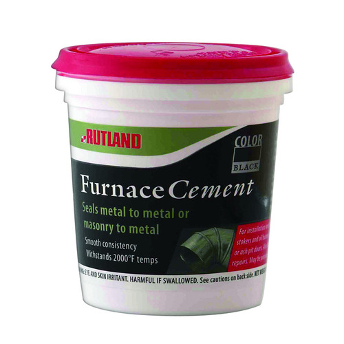 Rutland 64A Furnace Cement Black