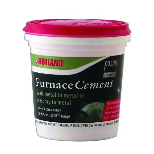 CEMENT 1/2-PT RUTLAND BLACK FU 64A