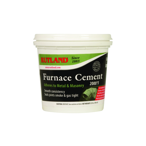 Rutland 65 Furnace Cement Black