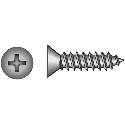 Sheet Metal Screws No. 14 S X 3" L Phillips Pan Head 100 Zinc-Plated