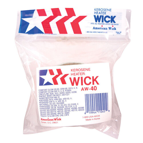American Wick AW-40 Kerosene Heater Wick For Comfort Glow GRW8B, GR8X, GR9, GR9A, GRF9, GX9B, GRF9A and GR