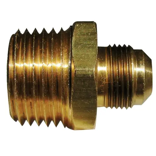 Adapter 1/2" Flare X 3/8" D Male Brass