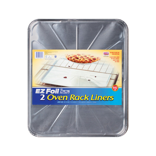 Hefty 90815-XCP12 Oven Liner EZ Foil 15-3/4" W X 18-1/4" L Silver Silver - pack of 12 Pairs