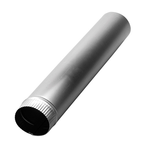 Vent Pipe 24" L X 3" D Silver Aluminum Silver