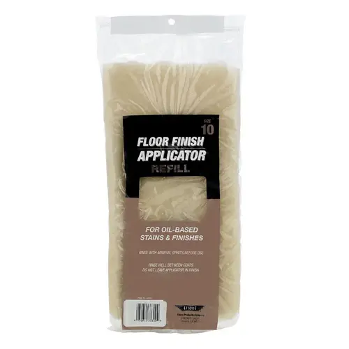 Ettore 33310 Refill Pad 10" L Floor Applicator Microfiber Yellow