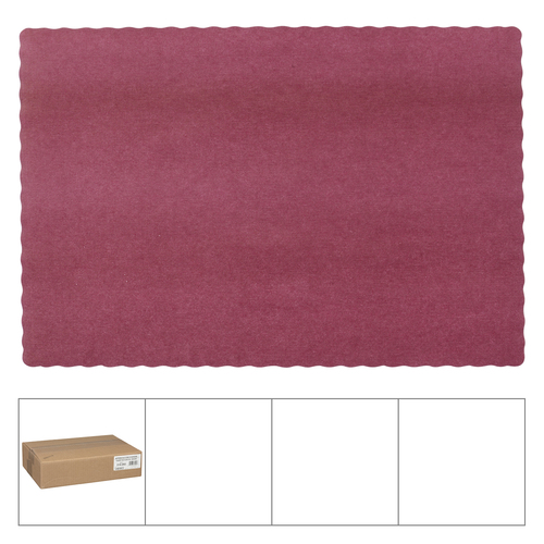 LAPACO 314-202 Placemat solid econo scal Burgandy