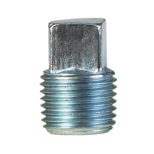 Billco Corporation 753288000339-XCP5 Square Head Plug oration 3/8" MPT T Galvanized - pack of 5