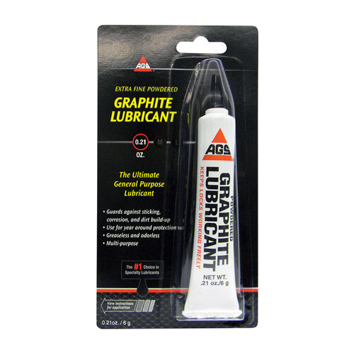 AGS MZ-2H-XCP12 Lubricant Graphite 0.21 oz - pack of 12