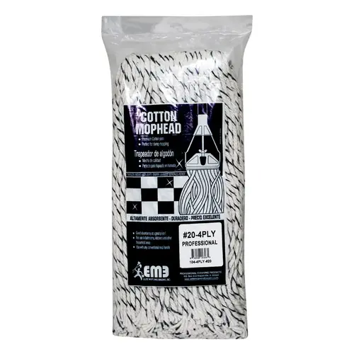 Mop Refill #20 Cut End Cotton White