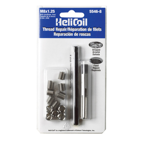 Heli Coil 5546 8 Thread Repair Kit 1 1 4 Stainless Steel M8 X 1 25