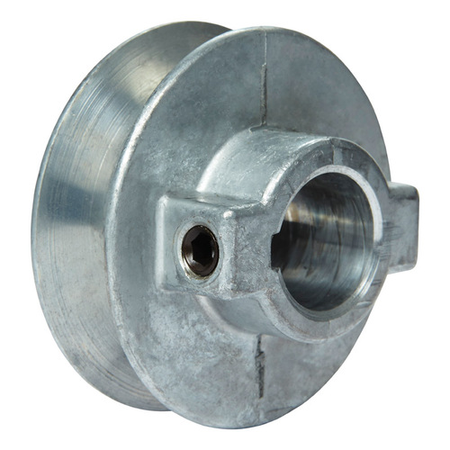 Single V Grooved Pulley 2 1/4" D Zinc