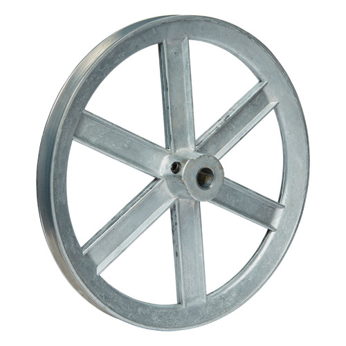 Chicago Die Cast 800A5 Single V Grooved Pulley 8" D Zinc