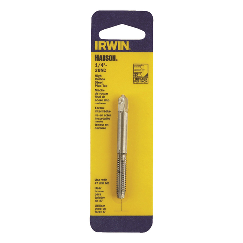 IRWIN TOOLS 1420-XCP5 Fraction Tap Hanson High Carbon Steel SAE Plug 1/4" - pack of 5