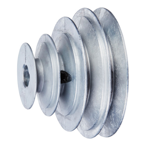 CDCO 1416 V-Groove Pulley, 5/8 in Bore, 2 in OD, 1/2 in W x 11/32 in Thick Belt, Zinc