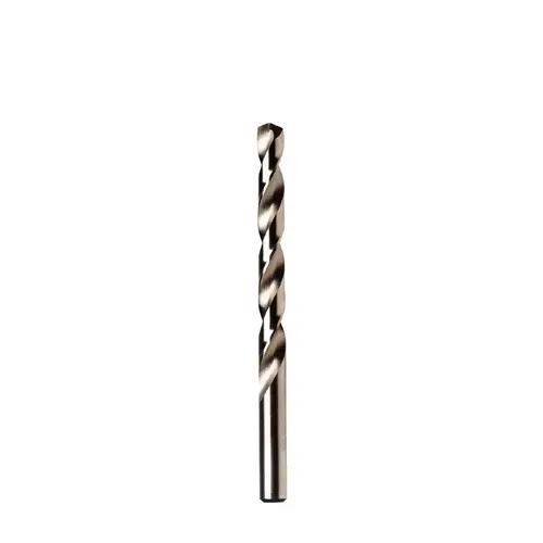 Jobber Drill Bit, 1/16 in Dia, 1-7/8 in OAL, Spiral Flute, 1/16 in Dia Shank, Cylinder Shank Gold Oxide