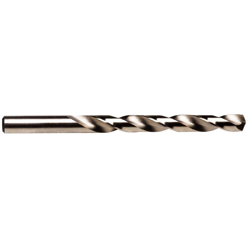 Jobber Drill Bit, 5/16 in Dia, 4-1/2 in OAL, Spiral Flute, 5/16 in Dia Shank, Cylinder Shank - pack of 6