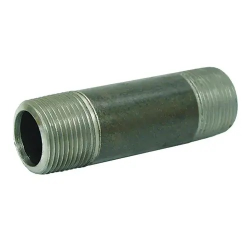 Nipple Beck 1/2" MPT Galvanized Steel 9" L Galvanized