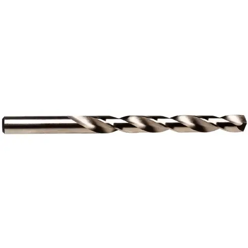 Jobber Drill Bit, 17/64 in Dia, 4-1/8 in OAL, Spiral Flute, 17/64 in Dia Shank, Cylinder Shank - pack of 6