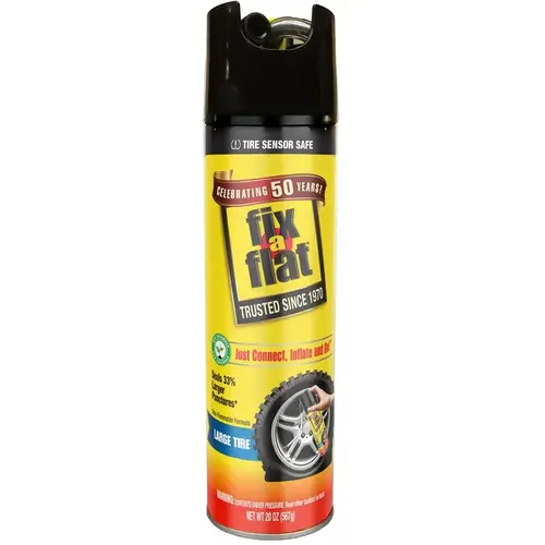 Tire Repair Inflator, 20 oz Can, Characteristic