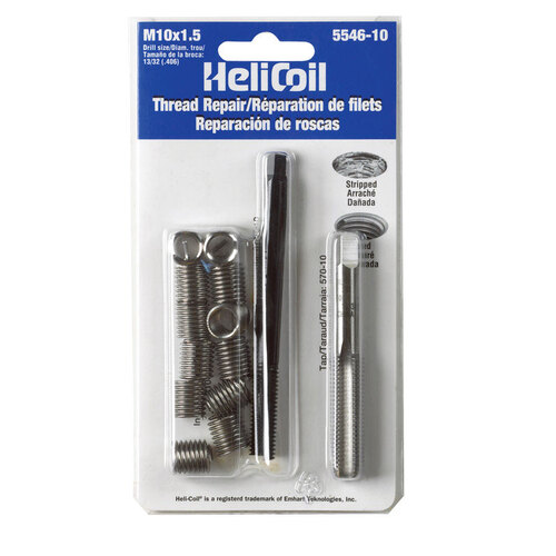 Heli-Coil 5546-10 Thread Repair Kit 1-1/2" Stainless Steel M10