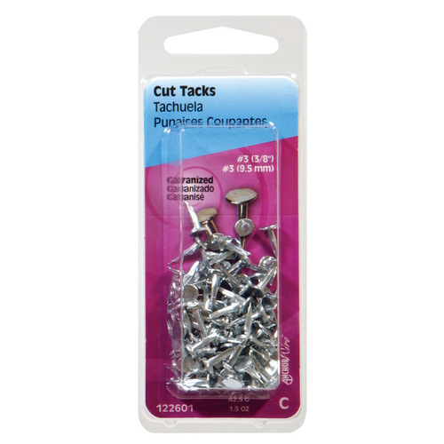 Cut Tacks No. 4 X 7/16" L Galvanized Silver Steel Galvanized