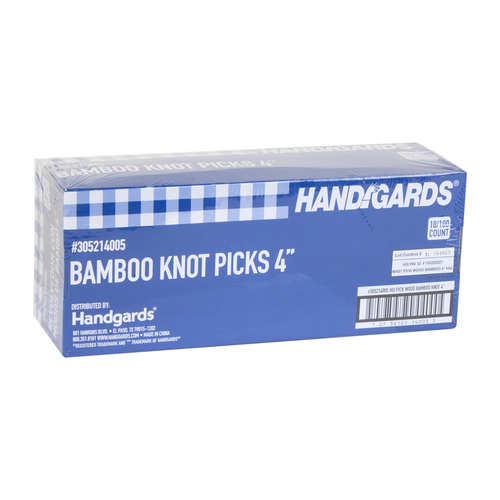 PICK WOOD BAMBOO KNOT 4 INCH