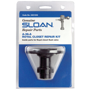 Sloan 3301036 Toilet Repair Kit Regal Black Plastic Black