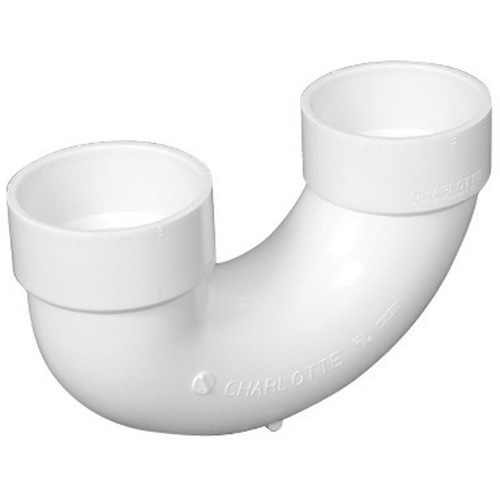Charlotte Pipe PVC007000600 UBend Schedule 40 11/2" Hub X 11/2" D