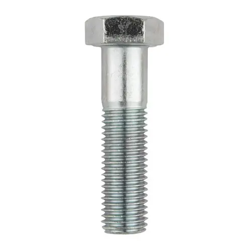 Hex Head Cap Screw 1" D X 4" L Heat Treated Zinc Steel Heat Treated Zinc