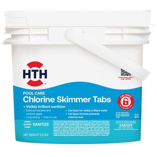 HTH 28009-XCP4 Skimmer Tabs Blue Sparkle Tablet 5.5 lb - pack of 4