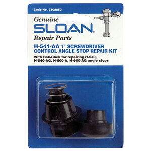Sloan 46033 Angle Stop Repair Kit Black Plastic Black