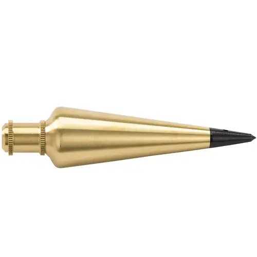 Plumb Bob, 8 oz, Brass, Lacquered