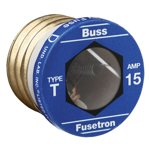 Bussmann T15 Dual Element Plug Fuse 15 amps