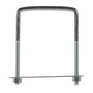 Hampton 3/8 in. X 3.7 in. W X 5 in. L Coarse Zinc-Plated Steel Lumber Size Square Bend U-Bolt Hampton 3/8 in. X 3.7 in. W X 5 in. L Coarse Zinc-Plated Steel Lumber Size Square Bend U-Bolt